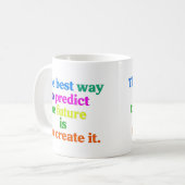Mug Vibes positives uniquement | T-shirt de typographi (Devant gauche)
