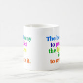 Mug Vibes positives uniquement | T-shirt de typographi (Centre)