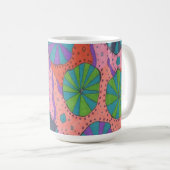 Mug Vibes rétro funky (Devant droit)