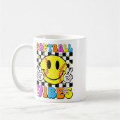 Mug Vibes Rétro Groovy Softll Game Day Filles Wo (Gauche)