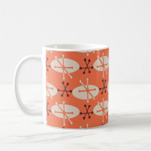 Mug Vibes rétro : Motif d'éclatement géométrique
