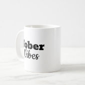 Mug Vibes Sober - Dons de Récupération Sobriété Motiva (Devant gauche)
