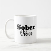 Mug Vibes Sober - Dons de Récupération Sobriété Motiva (Gauche)