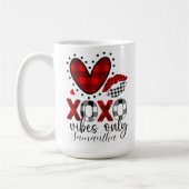 Mug Vibes Xoxo personnalisées seulement Saint Valentin (Gauche)