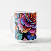 Mug Vibrant and Colorful Flower (Devant gauche)