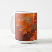 Mug Vibrant Canopée de Feuilles d'Érable d'Automne (Devant gauche)