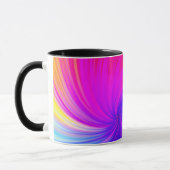 Mug Vibrant Color Aesthetic Pattern (Gauche)