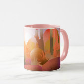 Mug Vibrant Desert Sunset Scenic Nature (Devant droit)