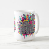 Mug Vibrant Florence Italy Cathedral Graphic (Devant droit)