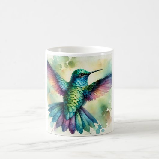Mug Vibrant Hummingbird 240824AREF124 - Watercolor (Centre)