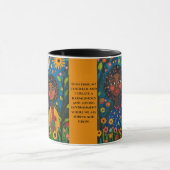 Mug Vibrant Jardin de nuit Maman et enfants Mug (Centre)