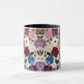 Mug Vibrant Jewel-Toned Floral Symphony (Centre)