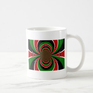 Mug Vibrant Kenya Vision : Drapeau kényan en miroir