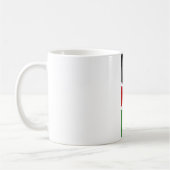 Mug Vibrant Kenya Vision : Drapeau kényan en miroir (Gauche)
