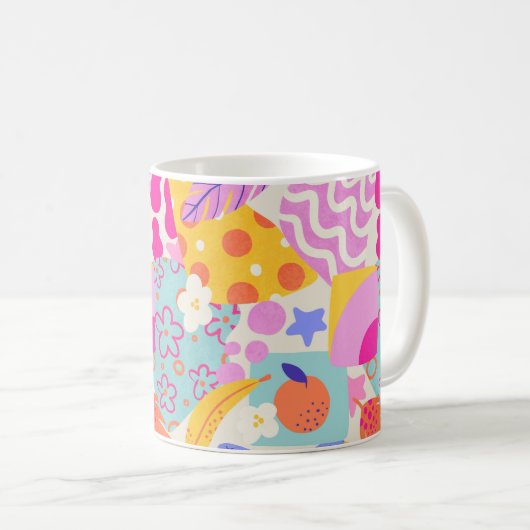 Mug Vibrant Maxi Patchwork (Devant droit)