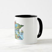 Mug Vibrant Minnesota State Map-Paul Bunyan/Northwoods (Devant droit)