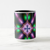 Mug Vibrant Modern Geometric Abstract (Centre)