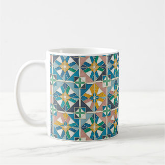 Mug Vibrant Modern Moroccan Zellige Tile Pattern