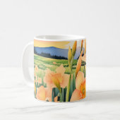Mug Vibrant prairie de jonquille (Devant gauche)