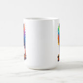 Mug Vibrant Rottweiler Pop Art – Bold Neon Dog (Centre)