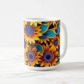 Mug Vibrant Sunflower (Devant droit)