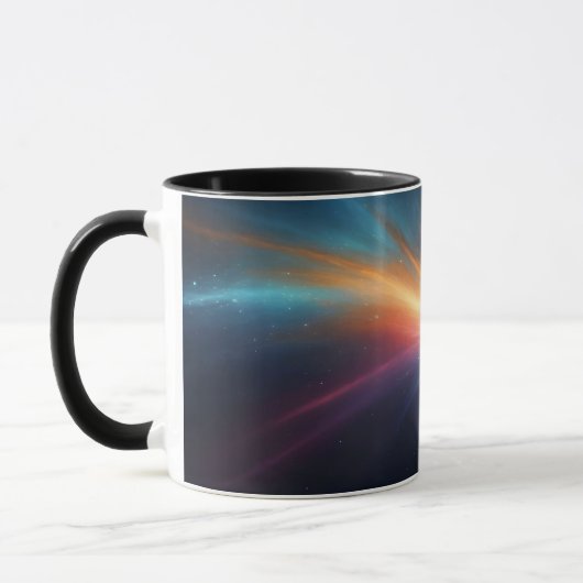 Mug Vibrant Supernova Cosmic Space Explosion Abstract (Gauche)