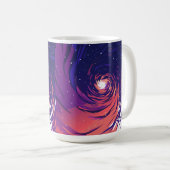 Mug Vibrant Swirling Galaxy with Bright Center (Devant droit)