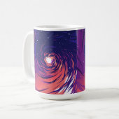 Mug Vibrant Swirling Galaxy with Bright Center (Devant gauche)