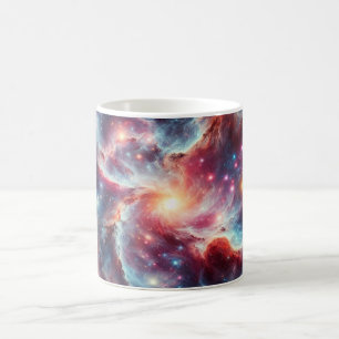 Mug Vibrant Tourbillon Cosmique Galaxie Espace Nébuleu