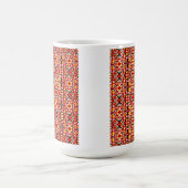 Mug Vibrant Tribal Fusion Geometric Symmetry Pattern (Centre)