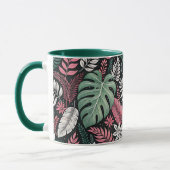 Mug Vibrant tropical botanical (Gauche)