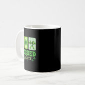 Mug Vibrations Bénies St Patrick Jour Célèbre Trèfle P (Devant gauche)