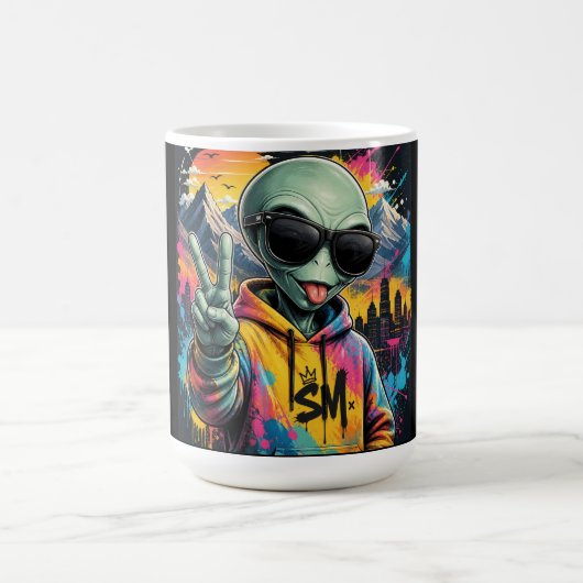 Mug Vibrations d'Alien Drôles (Centre)