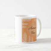Mug Vibrations d'automne rouillées (Devant droit)