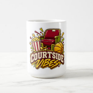 Mug Vibrations de bord de terrain de basketball et pop