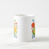 Mug Vibrations d'été Floral avec Papillons (Centre)