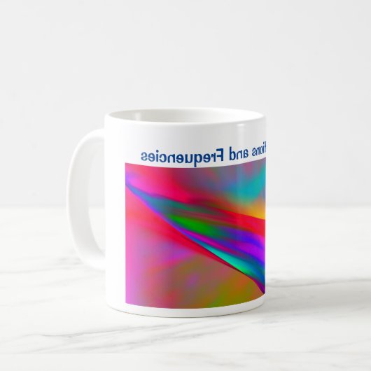 Mug Vibrations et fréquences (Devant gauche)