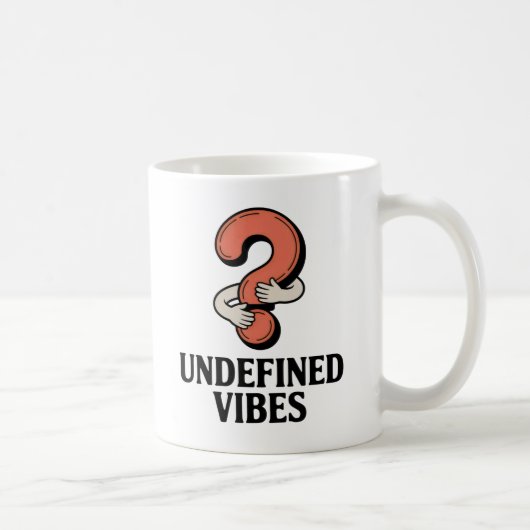 Mug Vibrations Indéfinies | Question Mark Mignon qui s (Droite)