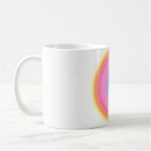 Mug Vibrations positives - Dégradé radial coloré (Gauche)