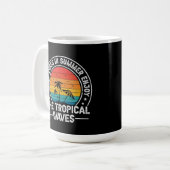 Mug Vibrations positives Été Vagues tropicales (Devant gauche)