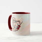 Mug vibrations rétro funky (Devant gauche)