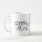 Mug Vibrations Sombres Araignées Abstraites (Gauche)