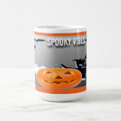 Mug Vibrations Sombres avec Bordure Orange (Centre)