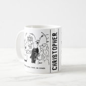 Mug Vicar dit qu'il n'y a pas de petit dessin (Devant gauche)