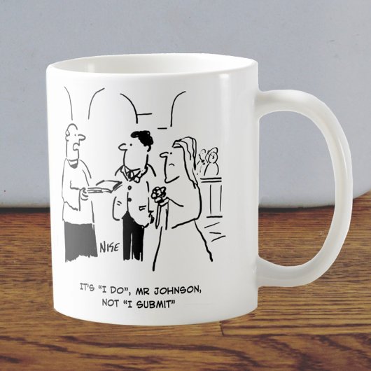 Mug Vicar sur Mariage dit à Bridegroom de dire "je le