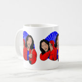 Mug vice-président kamala harris mème drôle (Devant gauche)