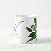 Mug Vicky personnalisable monogramme floral rose chic (Centre)