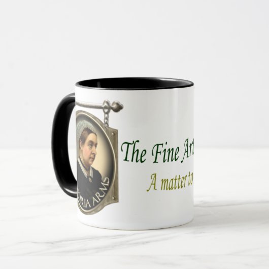 Mug Victoria arme le signe de Pub (Devant gauche)