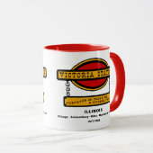 Mug Victoria Station Restaurants de l'Illinois 1977-19 (Devant droit)
