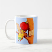 Mug Victorian carte de commerce tomate chef femme (Gauche)